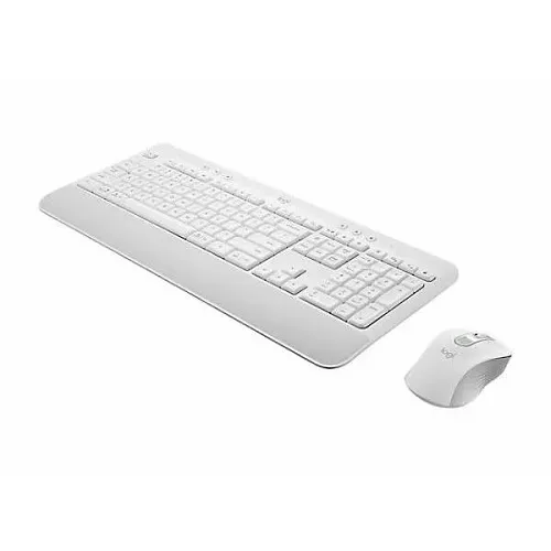 Logitech 920-011018 MK650 Keyboard and Mouse Combo for Business, Off-White