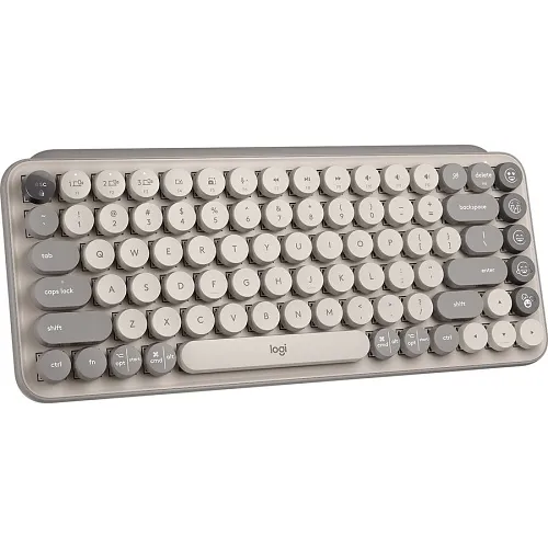 Logitech 920-011232 Wireless Mechanical Keyboard with Customizable Emoji Keys, Mist English