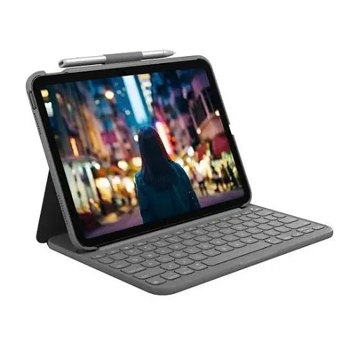 Logitech 920-011368 Slim Folio for iPad 10th Gen, Computer Keyboard