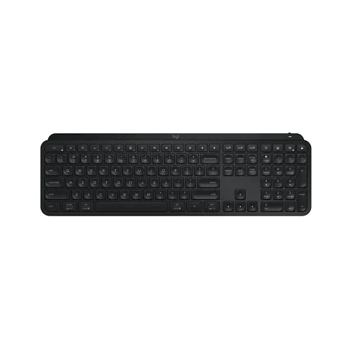 Logitech 920-011406 MX Keys S Advanced Full-Size Wireless Scissor Keyboard with Backlit keys, Black