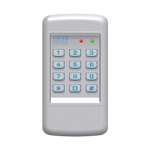 SDC 920 SDC Indoor/Outdoor Entry Check Stand Alone Digital Keypad, 12/24V AC/DC