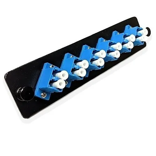 Dynacom 920A-LC2-6 12-Fiber LC Fiber Optic SM Adapter Panel