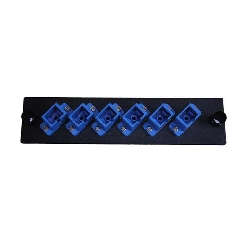 Dynacom 920A-SC-6 6 Fiber Adapter Plate, 6', Blue