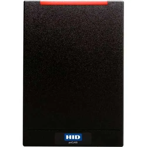 HID 920PHPNEK00332 pivCLASS SE RP40-H Smart Reader, 125 kHz Supports HID Prox, AWID and EM4102 and 13.56 MHz Contactless PKI-Based FIPS 201, RS485 HDX OSDP, Pigtail, FIPS 75-BIT, Wiegand Off, Black