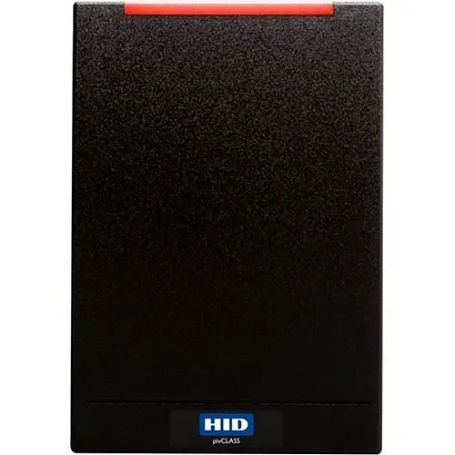 HID 920PHRNEK00004 pivCLASS SE RP40-H Smart Card Reader, 125 kHz HID Prox, AWID and EM4102, Contactless PKI-Based FIPS 201, RS485 FDX, Pigtail, LED Red, Flash Green, Buzzer On, Black