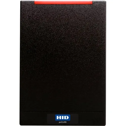 HID 920PHRNEK00007 pivCLASS SE RP40-H Smart Reader, 125 kHz Supports HID Prox, AWID and EM4102 and 13.56 MHz Contactless PKI-Based FIPS 201, RS485 FDX, Pigtail, Wiegand Off, Black