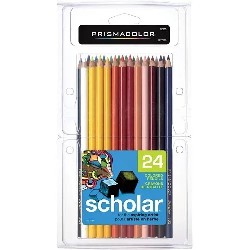 Prismacolor 92805 Scholar Colored Pencil Sets, 24-Pack