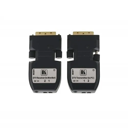 Kramer 602R/TSET/US Detachable DVI Optical Transmitter and Receiver