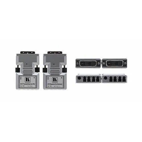 Kramer 610R/TSET/US DVI Rx/Tx Extender Over Ultra-Reach MM Fiber