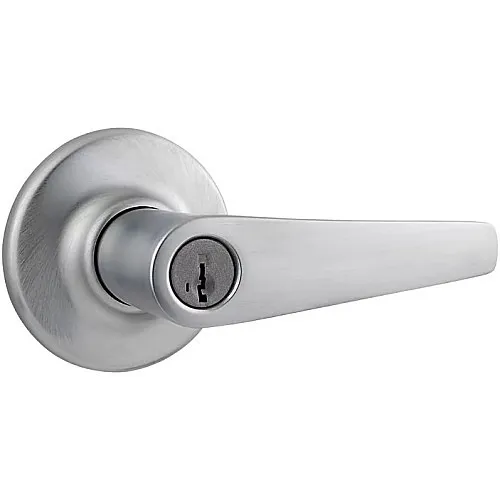 Kwikset 94050-418 Delta Entry Lever, Satin Chrome
