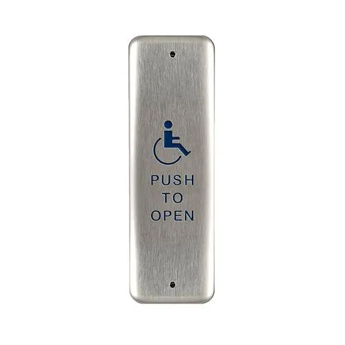 RCI 941H-MOX32D Momentary Handicap Logo Only Mullion Pushplate