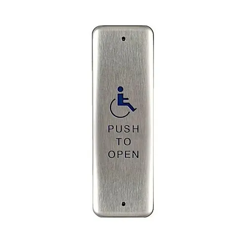 RCI 941HPMO X 32D Dormakaba RCI Mullion Push Plate Handicap