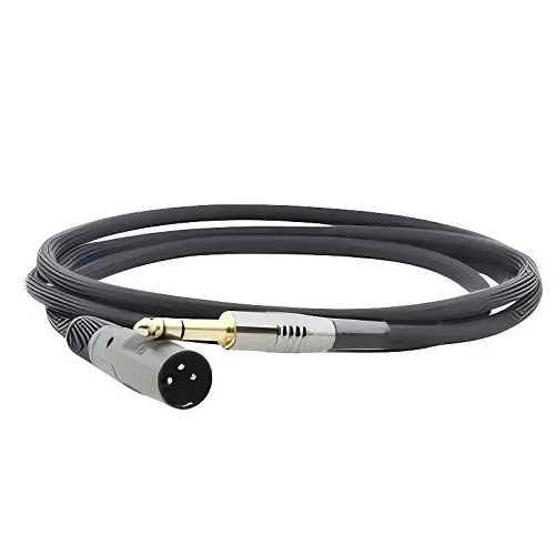 Kramer C-A63M/XLM 6.3mm Male to 3-Pin XLR Male Cable, 10'