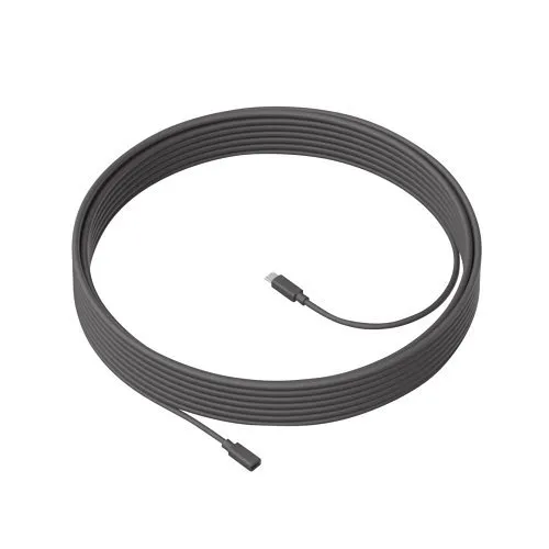 Logitech MeetUp Series Extension Cable for Expansion Mic, 32.8' (10m) (950-000005)