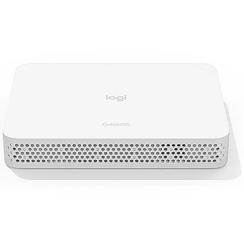 Logitech RoomMate Appliance for Supported Conference Cameras and Room Solution Peripherals, Runs CollabOS, White