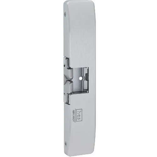 HES 9500-630 9500 Series Surface Mounted Electric Strike, Fire Rated, Satin Stainless Steel