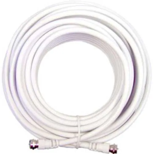 Wilson 950630 RG6 Low Loss Coax Cable, 30', White