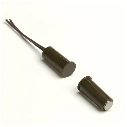 Resideo 951WG-BR 3/8" Diameter Miniature Press-Fit Magnetic Contact, Brown