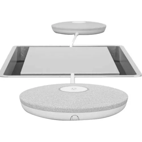 Logitech 952-000038 Rally Mic Pod Wired Modular Microphone with RightSound for Rally, Rally Bar, and Rally Bar Mini, White