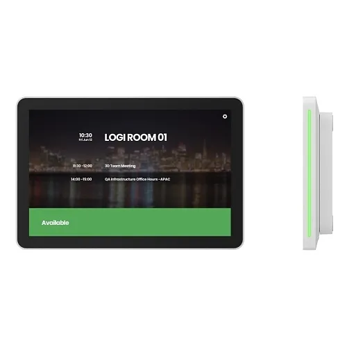 Logitech 952-000094 10" Tap Scheduler for Meeting Rooms, White