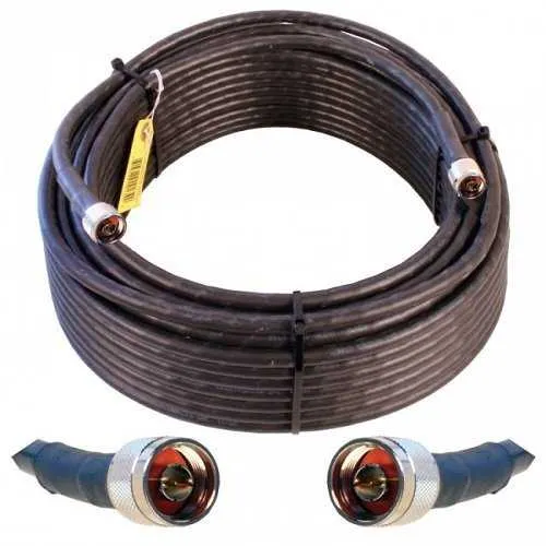 Wilson 952300 Wilson-400 Ultra Low-Loss Cable, 50 Ohms, N-Male to N-Male, 100'