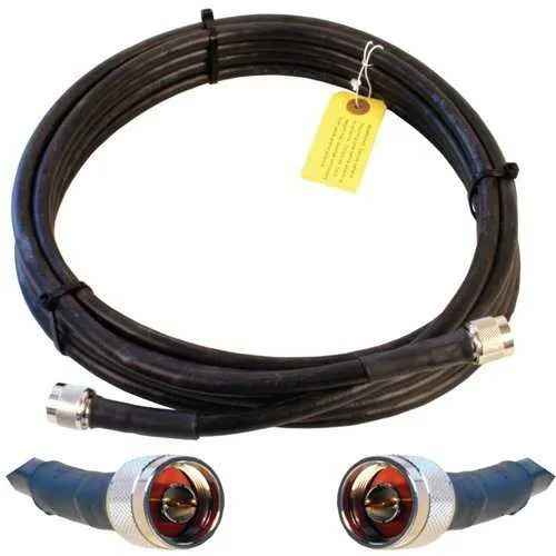 Wilson 952320 weBoost Ultra Low-Loss Cable, 50 Ohms, N-Male to N-Male, 20'
