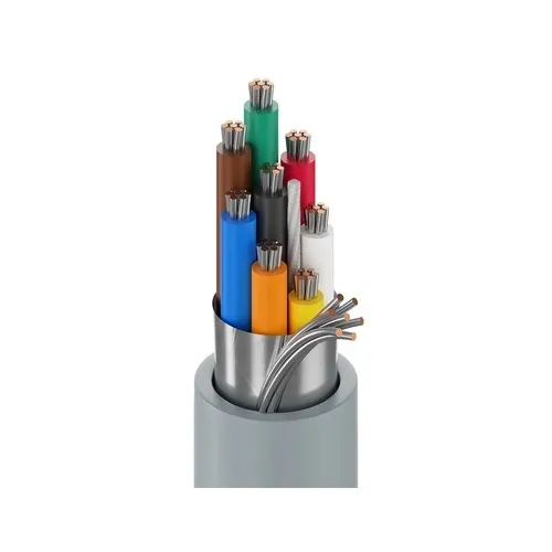 Belden 9538 0601000 8-Conductor 24 AWG RS-232 Cable, Semi-Rigid PVC Insulation, Foil Shield, PVC Jacket, Chrome, 1000'