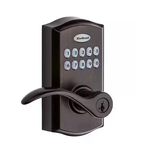 Kwikset 955PML 11P SmartCode Electronic Pembroke Lever, Venetian Bronze