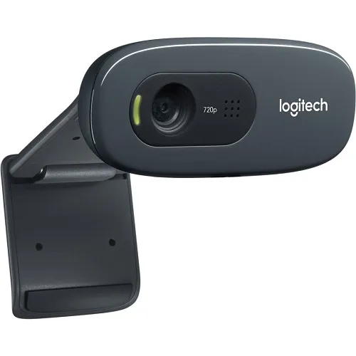 Logitech 960-000694 C270 HD Webcam, 720p Video with Noise-Reducing Microphone