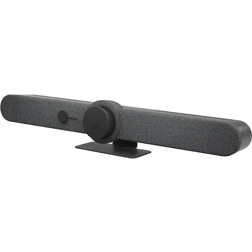 Logitech 960-001308 Rally Bar All-In-One Video Bar for Midsize Rooms with RightSound Technology, Graphite