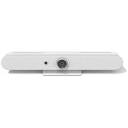 Logitech Rally Bar Mini 4K All-In-One Video Bar for Small to Medium Rooms, White