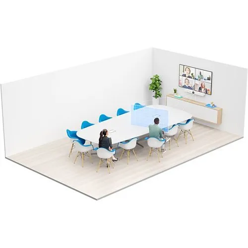 Logitech 960-001348 Rally Bar Mini All-In-One Video Bar, White