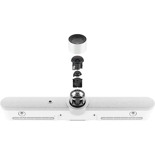 Logitech 960-001348 Rally Bar Mini All-In-One Video Bar, White