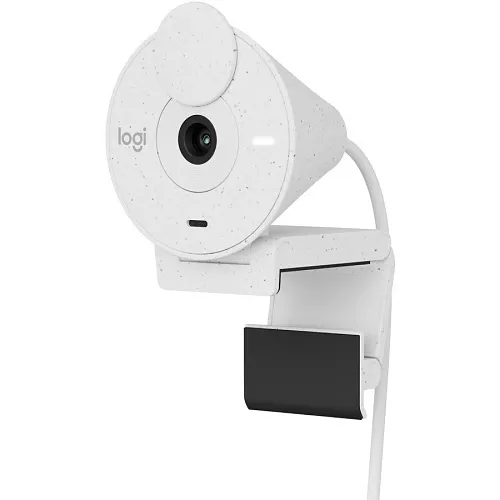 Logitech 960-001441 BRIO 300 Webcam, Off-White