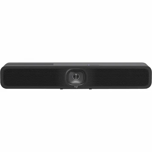 Logitech 960-001691 MeetUp 2 AI-Enabled Video Soundbar for Small Meeting Rooms and Spaces, Black