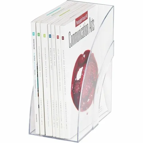 Rubbermaid 96502ROS MAGAZINE RACK CLR