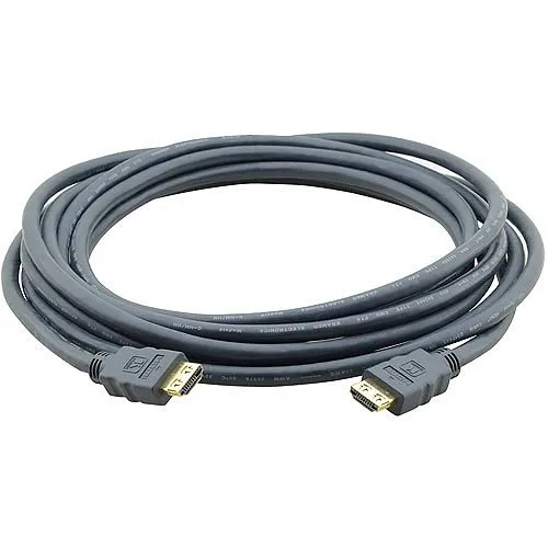Kramer 97-0101015 C-HM/HM-15 Premium High-Speed HDMI (M-M) Cable, K-Lock Connectors, 4K at 60Hz (4:4:4) Resolution, 15'
