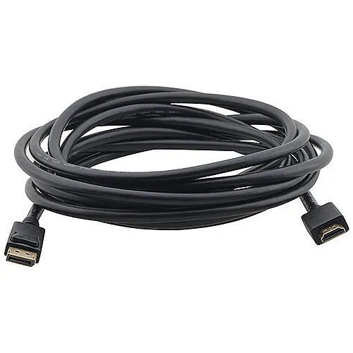 Kramer 97-0601003 C-DPM/HM-3 DisplayPort (M) to HDMI (M) Cable, 3' (.90m)