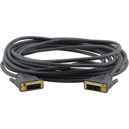 Kramer C-MDM-MDM-10 Flexible DVI Single Link Copper Cable, 10', Black