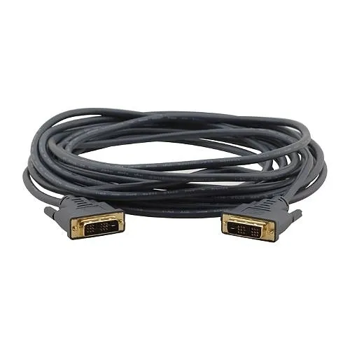 Kramer C-MDM-MDM-25 Flexible DVI Single Link Copper Cable, 25', Black