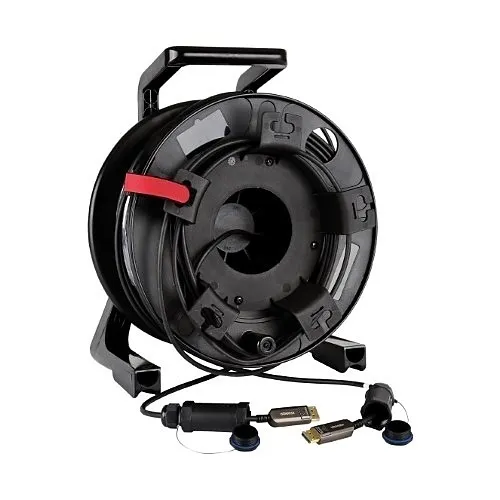 Kramer CRS-PlugNView-DP-98 Active Optical Armored 8K DisplayPort Cable, 98'