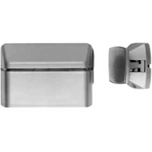Norton Rixson 980 Tri-Volt Electromagnetic Door Holder/Release, Floor Mount, Sprayed Aluminum