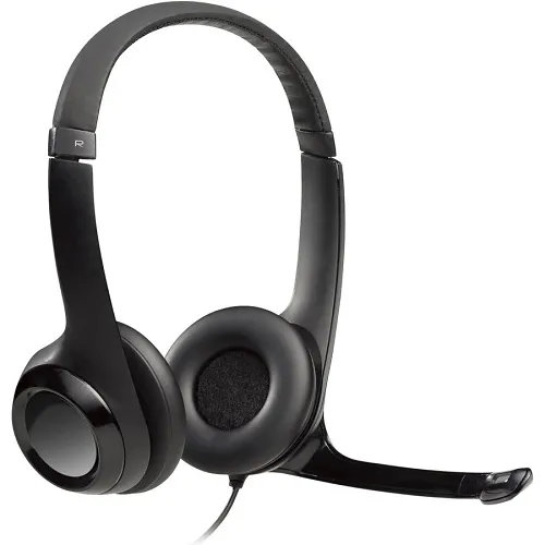 Logitech 981-000014 USB Stereo Headset for Computer, Black