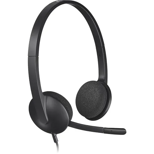 Logitech 981-000507 USB Headset H340 with Microphone