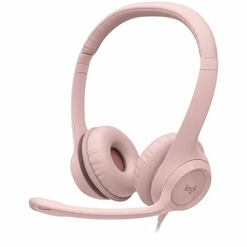 Logitech 981-001280 USB Headset H390, Rose