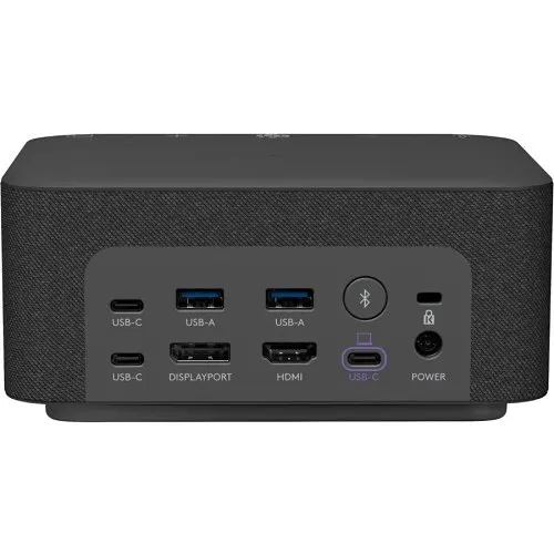 Logitech 986-000015 Logi Dock All-In-One Docking Station with Meeting Controls and Speakerphone, Teams, Graphite