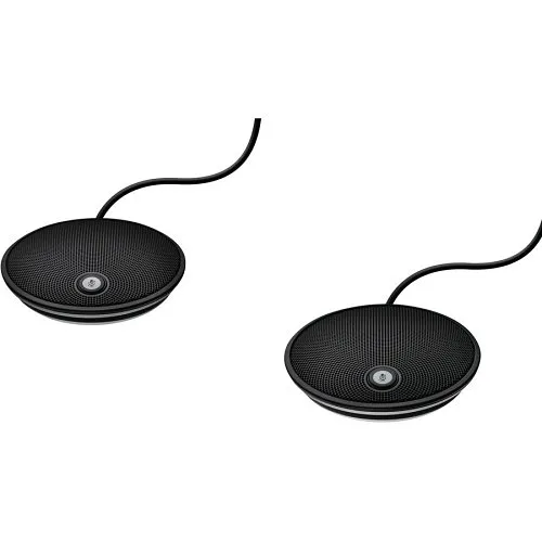 Logitech GROUP Expansion Microphones for Larger Groups, Bluetooth, 2-Pack (989-000171)