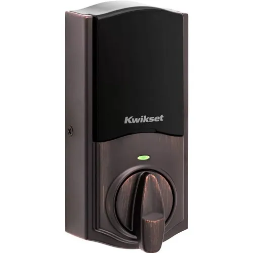 Kwikset 98930-002 Connect 620 Traditional Keypad Connected Z-Wave Smart Lock, Venetian Bronze