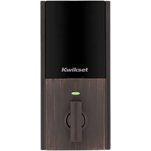 Kwikset 98930-005 Connect 620 Contemporary Keypad Connected Z-Wave 700 Smart Lock, Venetian Bronze
