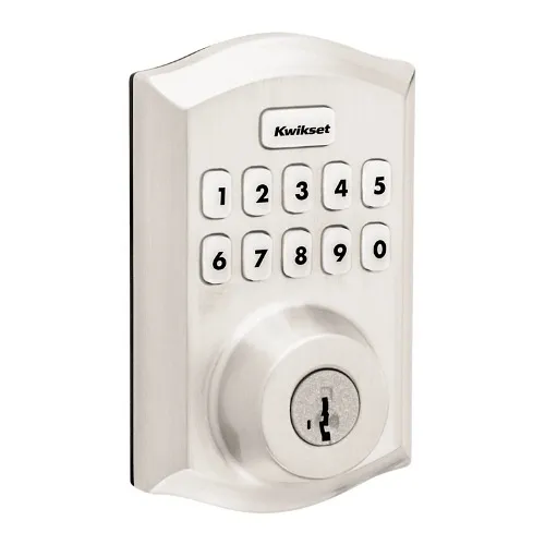 Kwikset 98935-001 Home Connect 620 Traditional Keypad Smart Lock with Z-Wave 700 Long Range, Satin Nickel